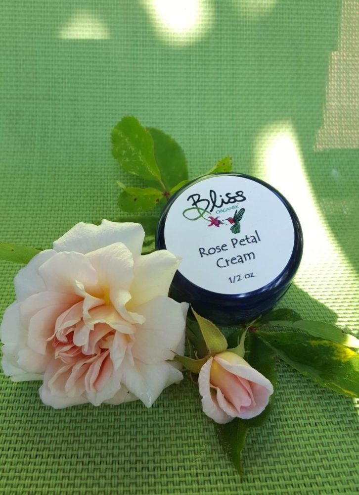 Rose Petal Cream - ½ oz - Bliss Organix